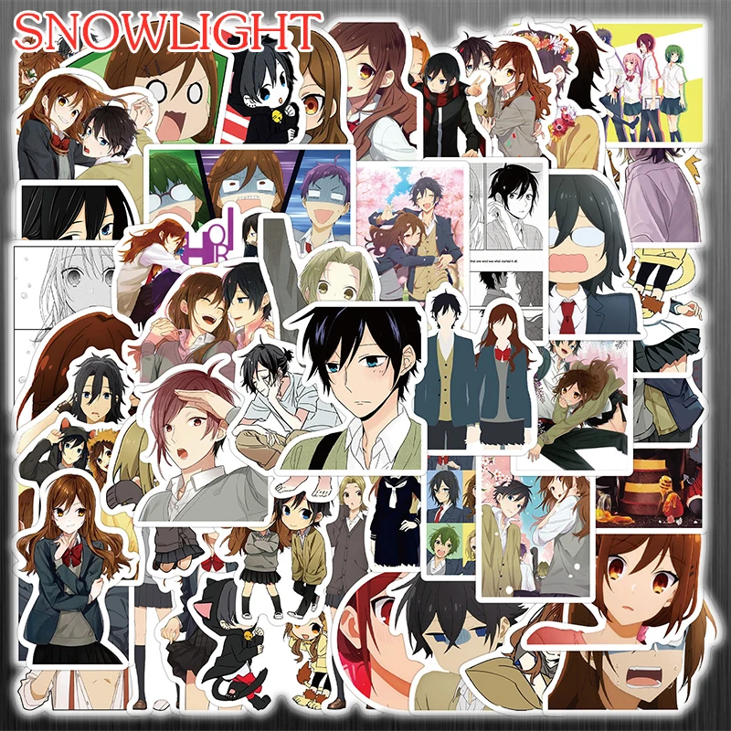 10/50 Pcs/pack Anime Cartoon Horimiya Graffiti Stickers For Mixed Skateboard Laptop Case Decals Helmet Luggage Scrapbook