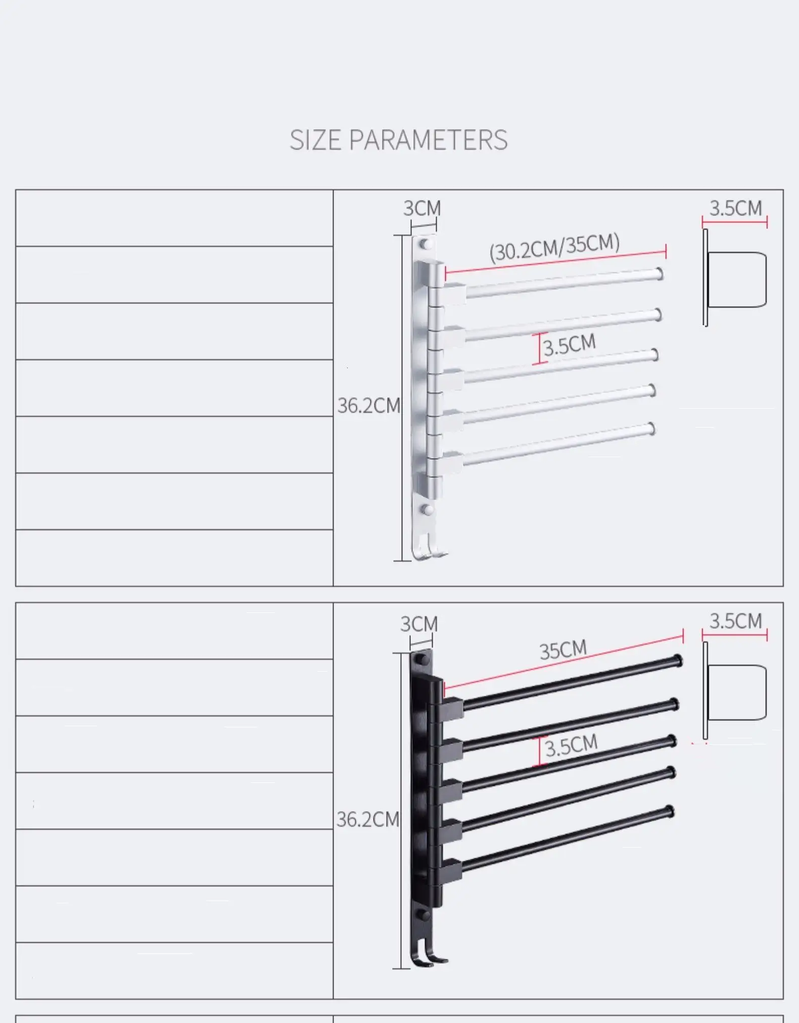 Estante Prateleira Parede Etagere Lazienka Estanteria Rotatable Salle De Bain Wall Shower Accessories Towel Rack Bathroom Shelf