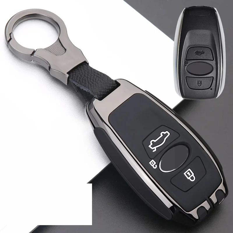 Чехол для автомобиля из цинкового сплава, чехол для дистанционного ключа, чехол для Subaru Legacy XV Forester Outback Subaru BRZ, чехол для ключа без ключа