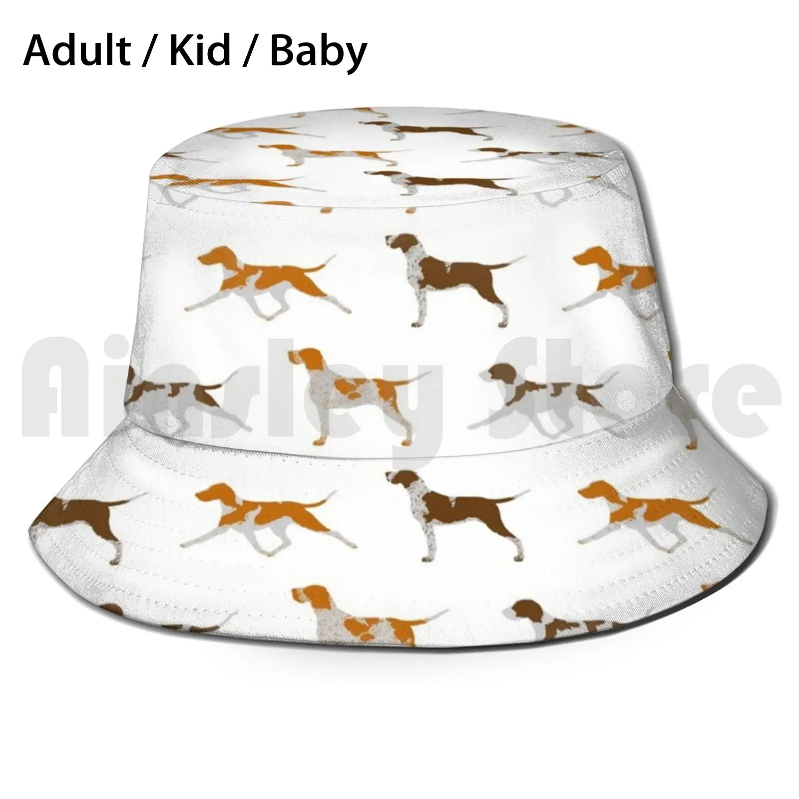 

Bracco итальянская шляпа от солнца Складная УФ-защита Bracco итальянский Bracco Gundog оранжевый и белый