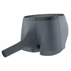 Мужские пикантные трусы-боксеры со средней посадкой, дышащие удобные трусы с изображением слона на носу, нижнее белье для геев, трусы для мужчин, нижнее белье