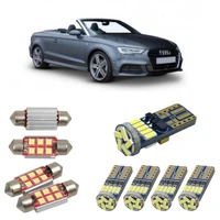interior led car lights for audi a3 convrtibie 8p7 cabrio reading dome bulbs for cars error free license plate light 16pclot