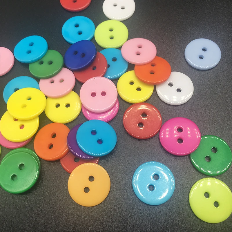 XINDONG круглая 2 полимерная пуговица с отверстиями швейные принадлежности для