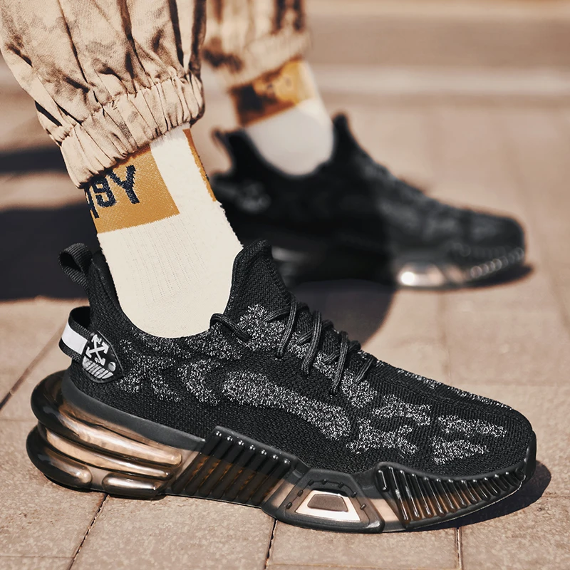 

Men Road Running Shoes for Womens Mesh Sneakers Fashion Tennis Confortable Breathable Walking Gym Flats work Shoes