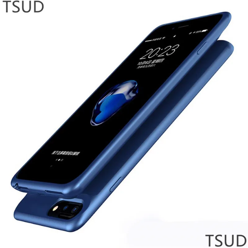 7000 мАч ультра тонкий чехол для зарядки аккумулятора iphone 6 7 8 plus внешний