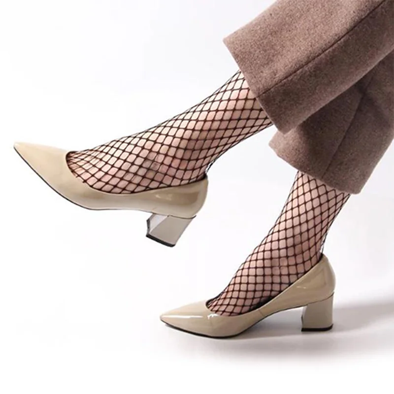 3 пара/лот летние дышащие удобные сетчатые носки женские сексуальные с рыбками