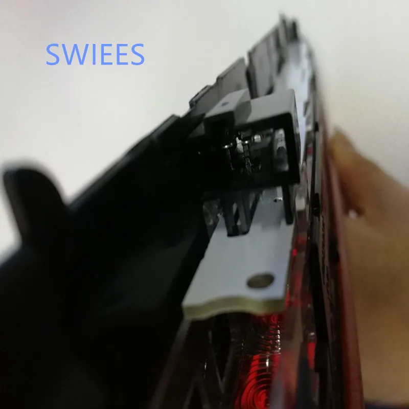 SWIEES задний светодиодный черный и красный третий стоп сигнал для гольфа 7 Golf 5 R LINE