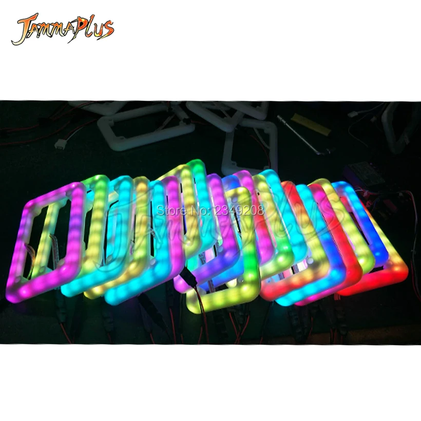 10pcs coin selector multi Coin Acceptor Colorful DC12V LED Decorative Frame For Arcade Game Crane Claw Vending machine | Спорт и