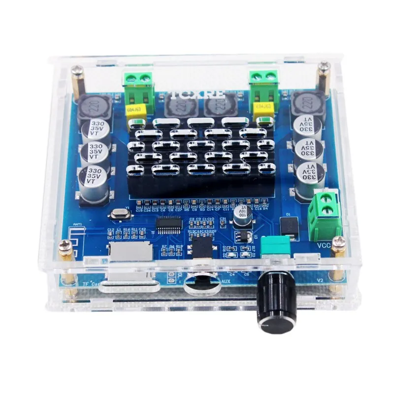 XH A105 Bluetooth 5 0 TDA7498 беспроводной цифровой усилитель мощности плата 2x100 Вт стерео