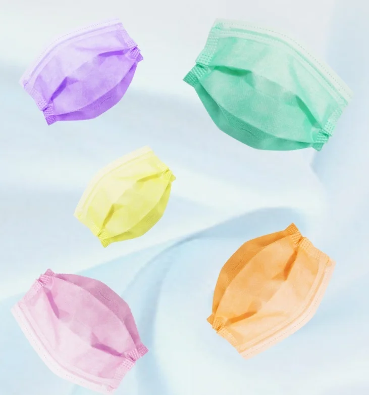 Одноразовые Уход за кожей лица крышка 3-слойная Нетканая Чехлы рот нос тени для