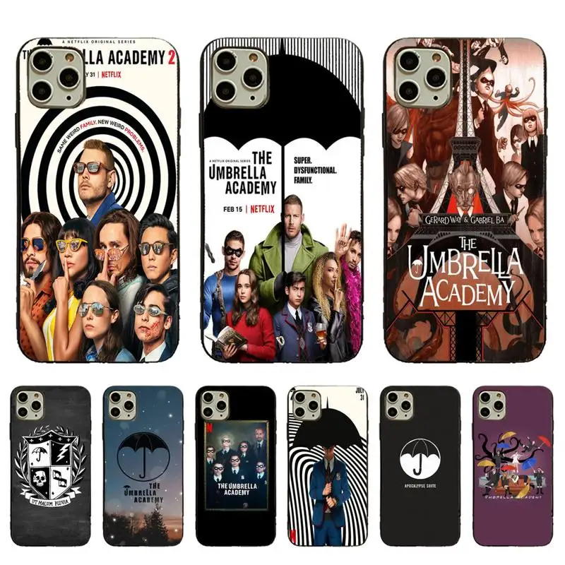 

TV The Umbrella Academy Coque Shell Phone Case for iphone 13 11pro 12pro MAX 8 7 6 6S Plus X XS MAX 5 5S SE XR Fundas Capa