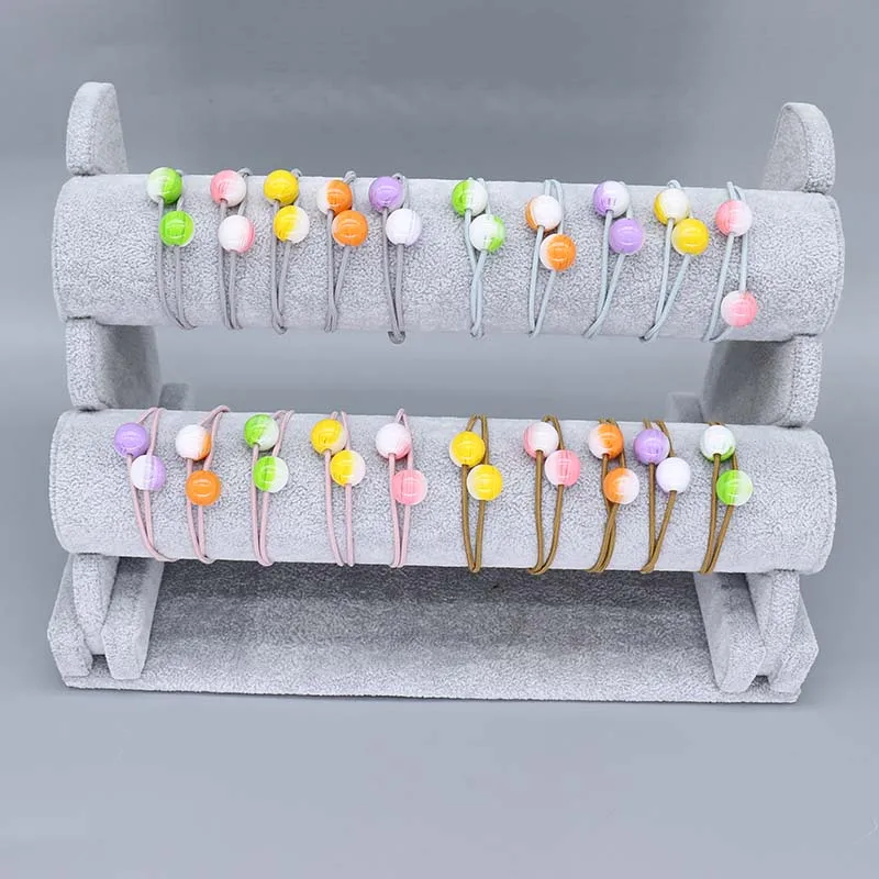 Эластичные повязки для волос девочек милые завязки украшение с желейным бантом