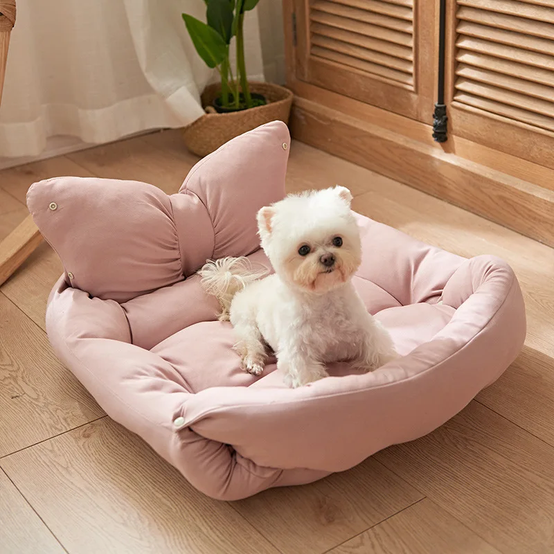 

Korean Dog And Cat Mat Doghouse Four Seasons Cushion Dogs Bed Small Dog Teddy Bear Cocky Dogs Sleeping Pad Cat Nest Pet Products