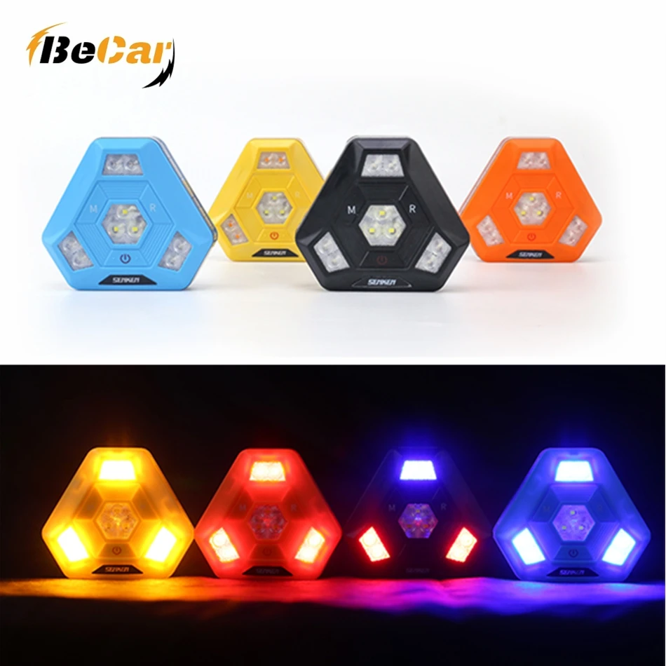 2021 Upgrade Portable Recharge Led Magnetic Warning Flare Light For Car Suv Camping Outdoor Emergency Lamp Strobe | Автомобили и
