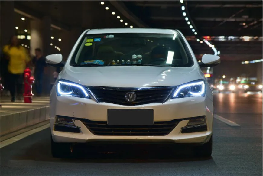 2019y автомобильный bupmer головной свет для ChangAn V7 фары ChangAn автомобильные аксессуары светодиодный DRL HID ксенон, противотуманная фара для ChangAn V7