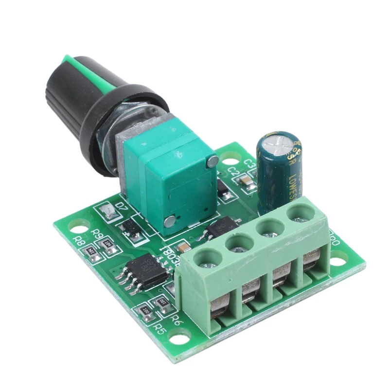 

PWM Motor Speed Controller DC 1.8V -15V 30W 2A Regulator Low Voltage Fan Speed Control Switch PWM Adjustable Drive 5V 12V