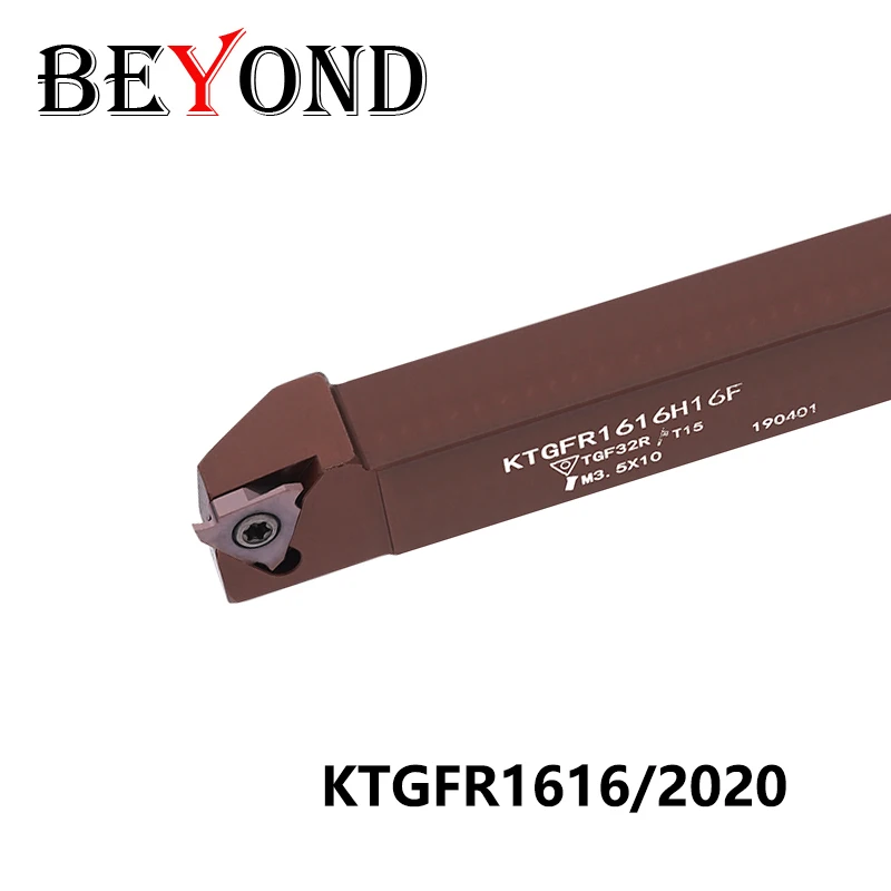 

BEYOND KTGFR KTGFR1616H16 KTGFR2020K16 H16F High Hardness Turning Tool Holder KTGFR2020 Lathe Cutter Bar CNC Cutting Shank