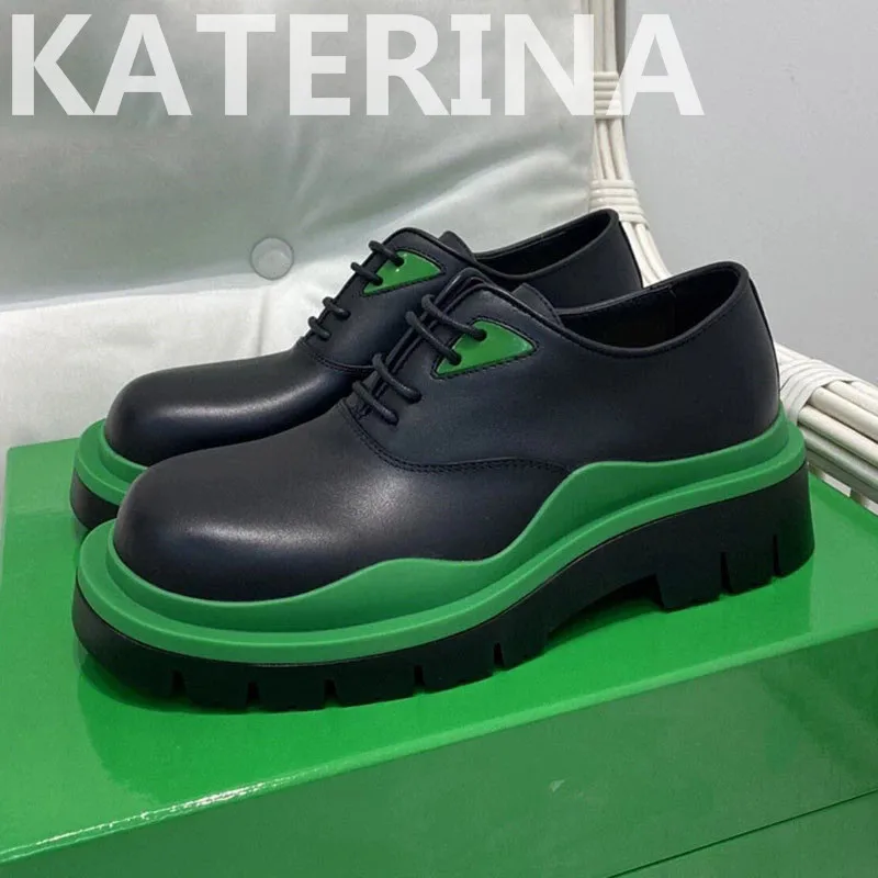 

Platform Round Toe Women Boots Thick Bottom Ladies Shoes Runway Boots Femme Mixed Color Sole Outdoor Ankle Boots Brand Designer