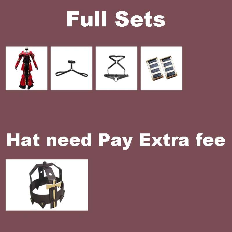 Костюмы косплея игры Identity V: Галатея, Клод, Скульптор, Мария, красное платье.