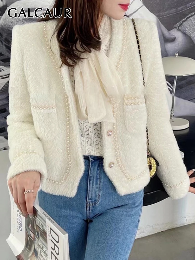 Женская куртка с V-образным вырезом длинным рукавом и блестками - купить по