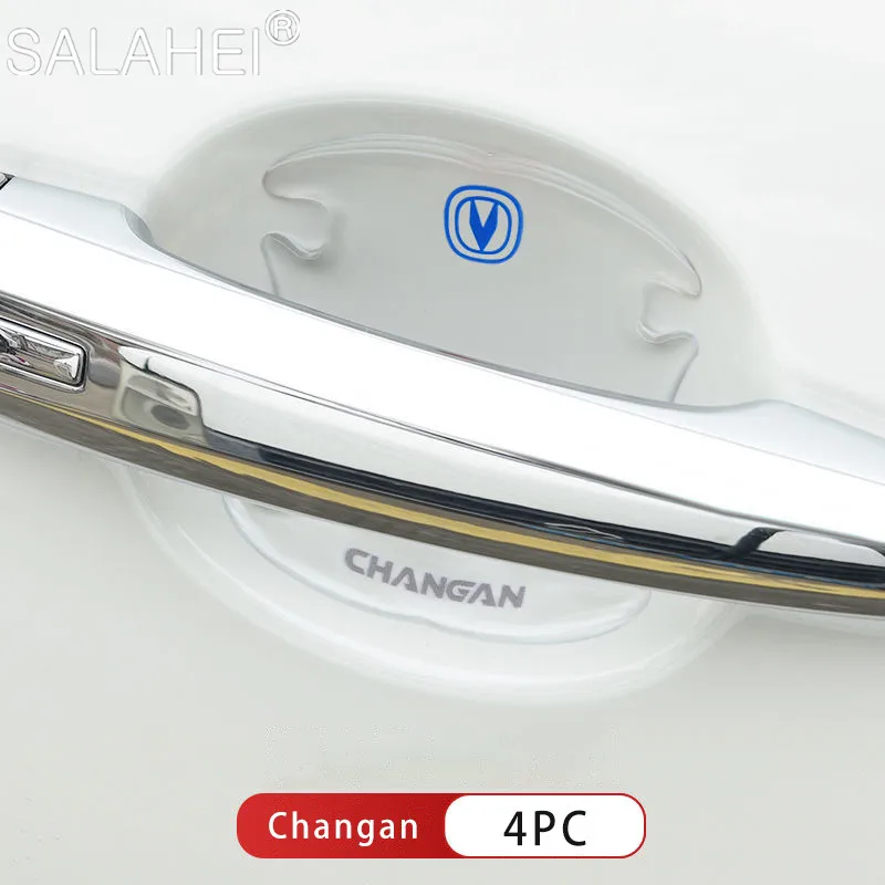 

4 Pcs Car Door Handle Stickers Protector Film For Changan CS35 CS75 CS85 CS95 CS15 CS55 Car Stickers Car Accessories Styling
