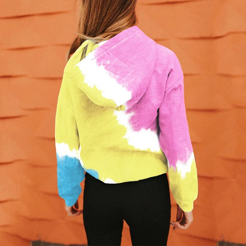 

Gradient Autumn Sweatshirt Loose Long Sleeve Sweatshirts For Women Winter Sports Women Tie Dye Hoodies Fashion Casual Hoodie