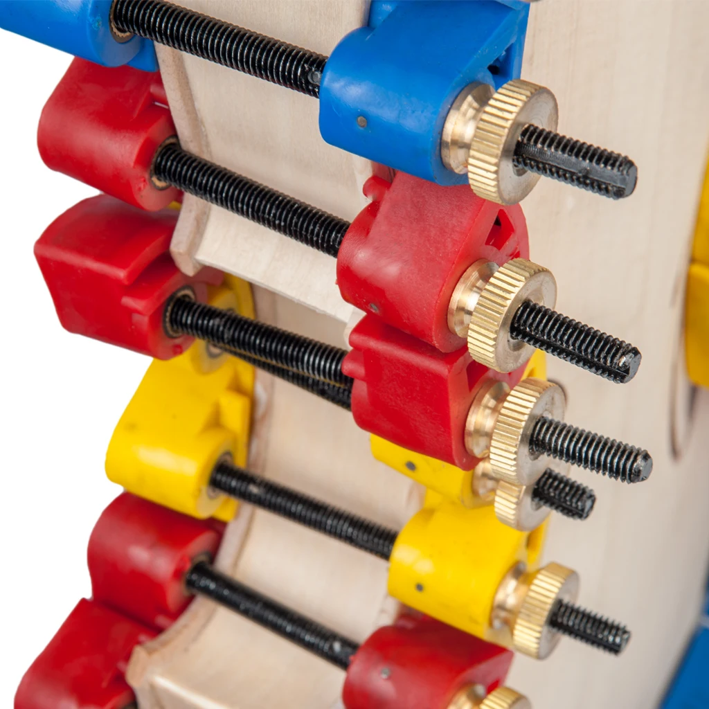 Набор клеевых зажимов для скрипки NAOMI 32 шт. верхние и задние зажимы металлические