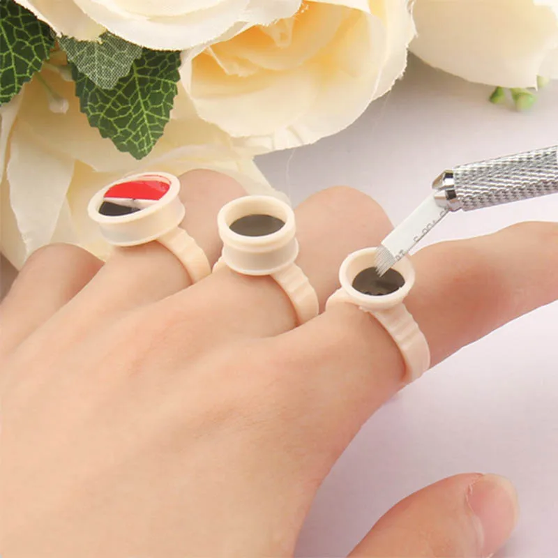 

500 шт., силиконовые полуперманентные чернила для татуировок