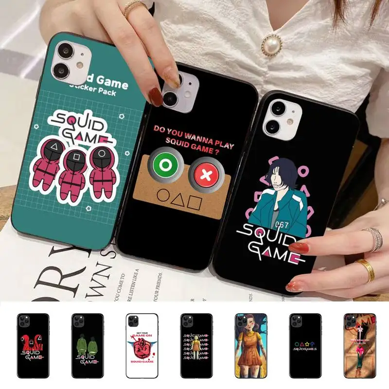 

Squid Game TV 456 Phone Case For iPhone 11 12 13 8 7 6 6S Plus X XS MAX 5 5S SE 2020 XR 11 pro