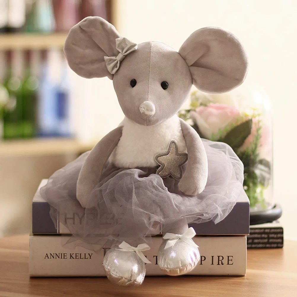 45 см 1 шт. Милая балетная мышь плюшевые игрушки милая одежда животные мягкие