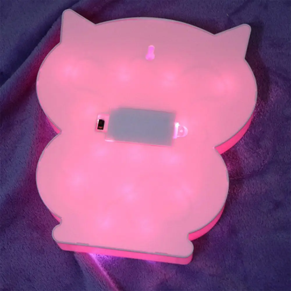 Ночник с 3d рисунком совы Настольный светильник для спальни Домашний ночник