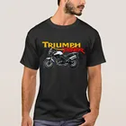 Футболка Triumph Tiger мужская с коротким рукавом, хлопковая тенниска с круглым вырезом, майка для отдыха, популярная одежда для мужчин, большие размеры, 2019