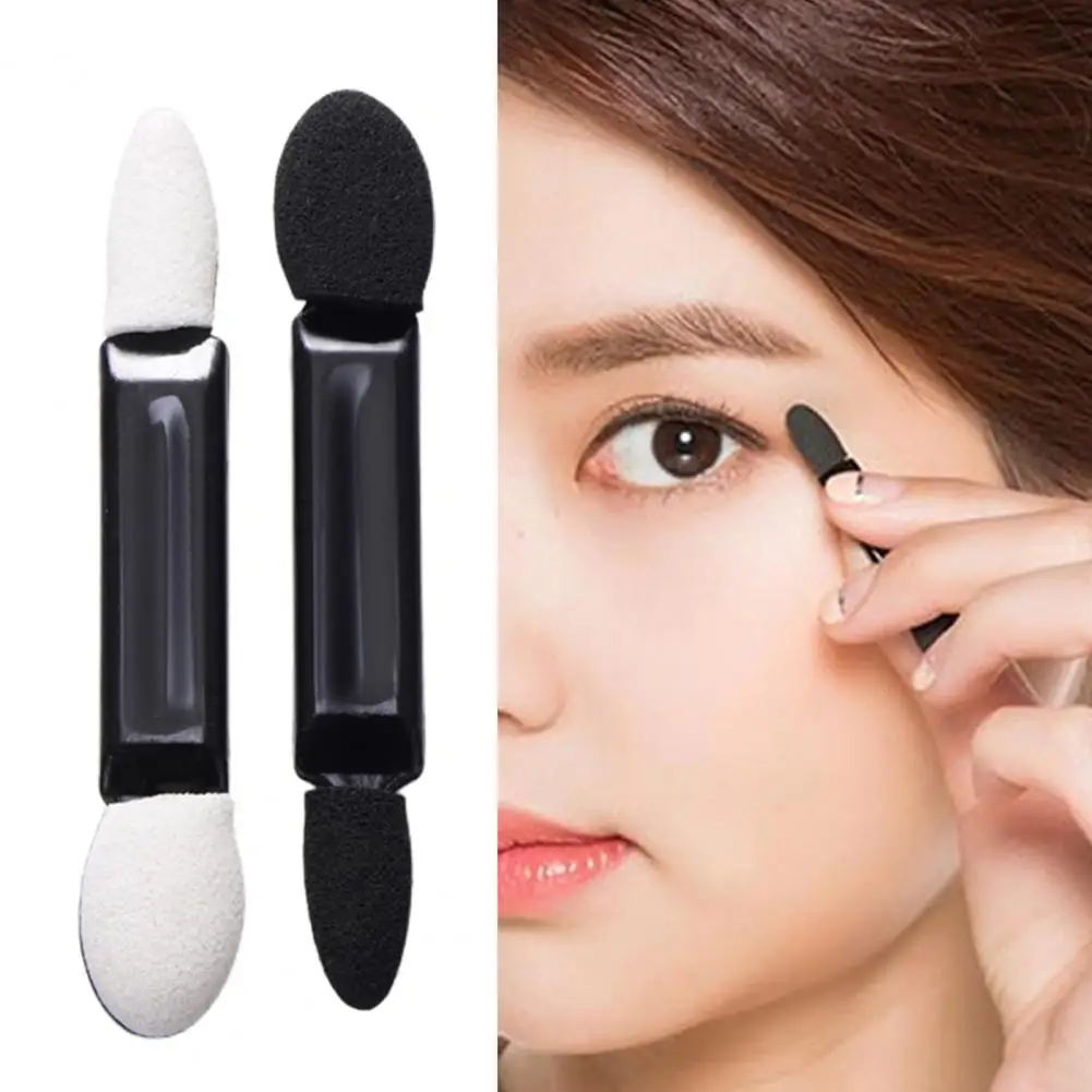 100 искусственная модная одноразовая кисть для теней аппликатор удобный овальных