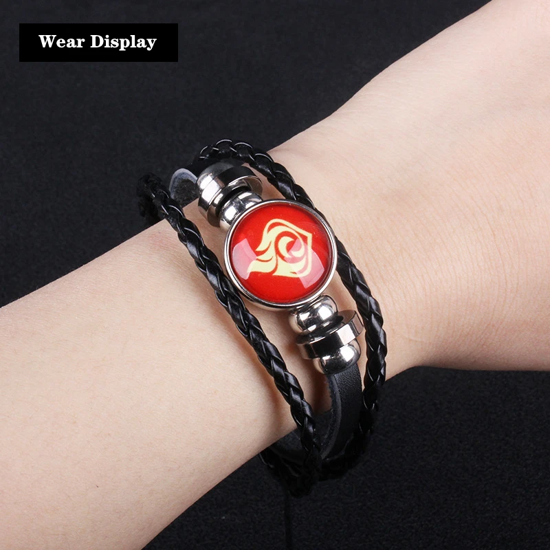 Аниме ювелирные изделия игра геншин удар косплей реквизит элемент светящиеся