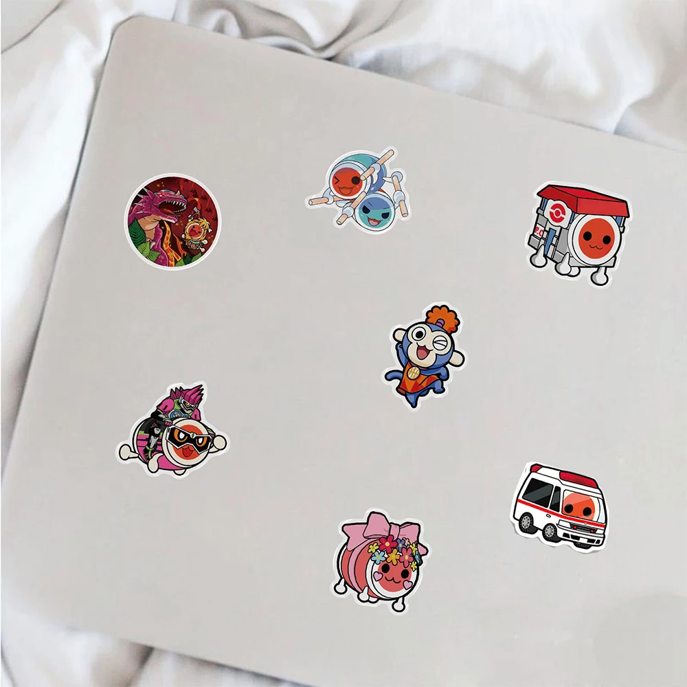 103050pcs taiko no tatsujin stickers aesthetic laptop luggage water bottle waterproof diy graffiti decal sticker packs kid toy free global shipping