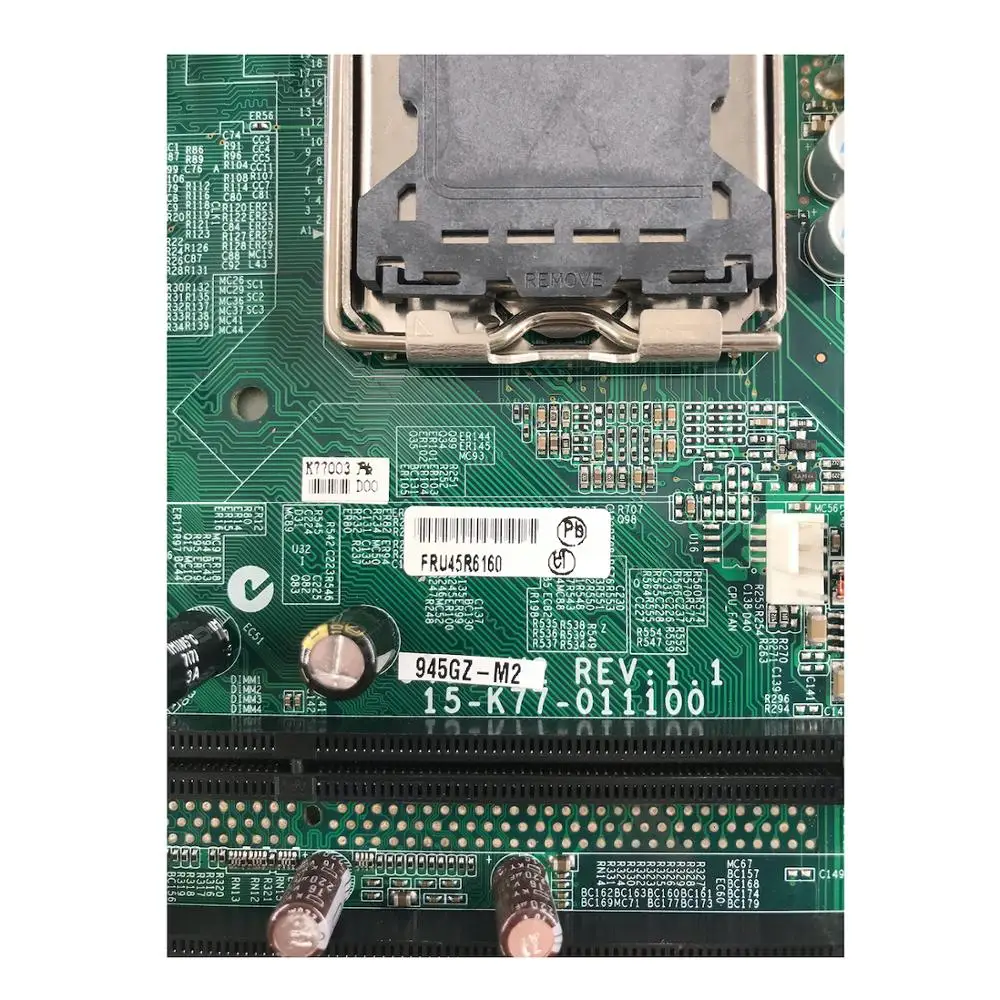 Материнская плата для Lenovo 100% протестированная настольных ПК 15 k77 011100 45R6160 945GZ