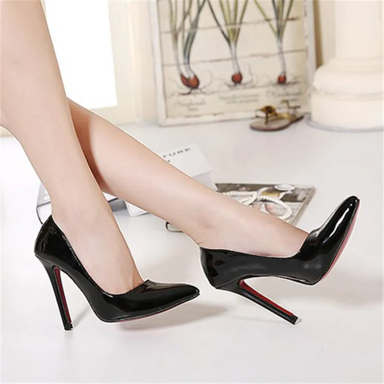 Новое поступление Женские туфли лодочки с острым носком Модельные из