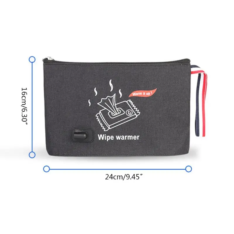 

Car USB Baby Wipes Heater Heating Wet Towel Dispenser Warm Wet Tissue Paper Case