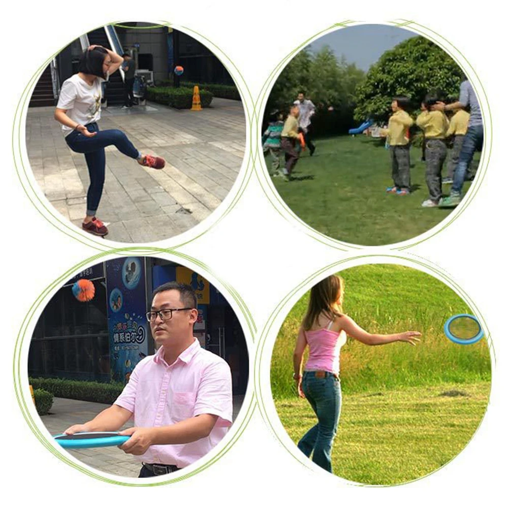 Надувной мяч супер дисковый летающий диск для игры с надувным мячом Rubberband|Крикет|