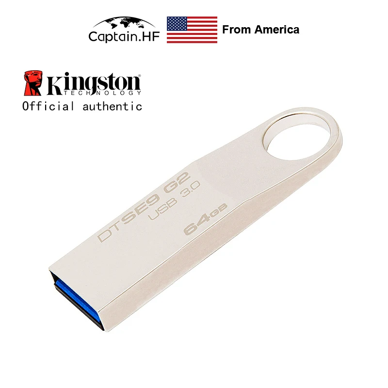 US Captain USB Флеш Накопитель 3 0 DataTraveler SE9G2 Флэш Диск Металлический U диск 8 ГБ 16 32 64 Гб 128