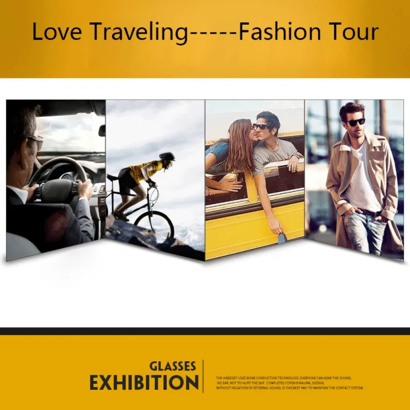 Smart Sunglasses Bluetooth Bone Conduction Wireless Headset Microphone Glasses | Электроника
