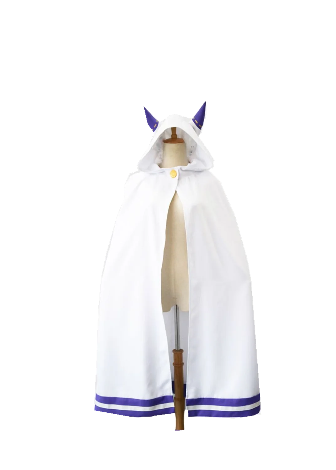 Re Zero Hajimeru Isekai Seikatsu Emilia, парики, костюмы для косплея, женское платье с головным убором для Хэллоуина, вечерние - Цвет: cloak