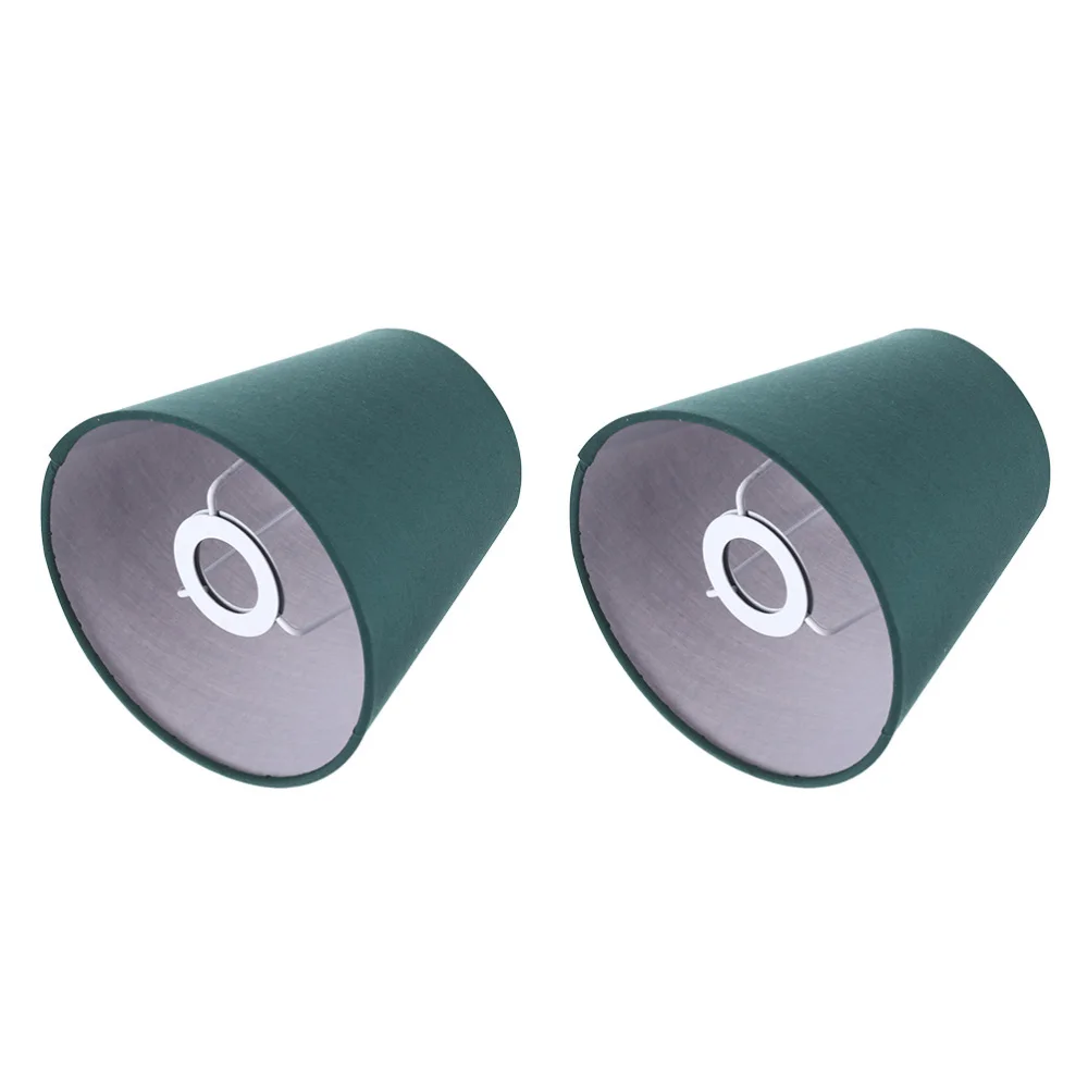 

2pcs Cloth Lampshades Fabric Lamp Covers Lamp Accessories for Home Office