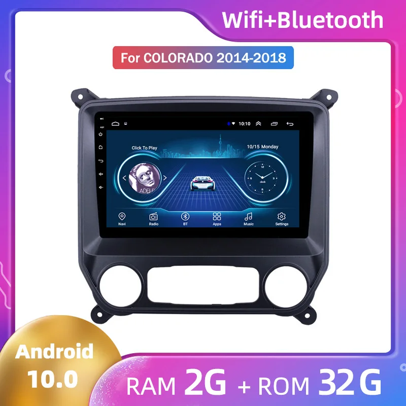 Автомагнитола 32G мультимедийная система с GPS и Android-навигацией для Chevrolet Колорадо
