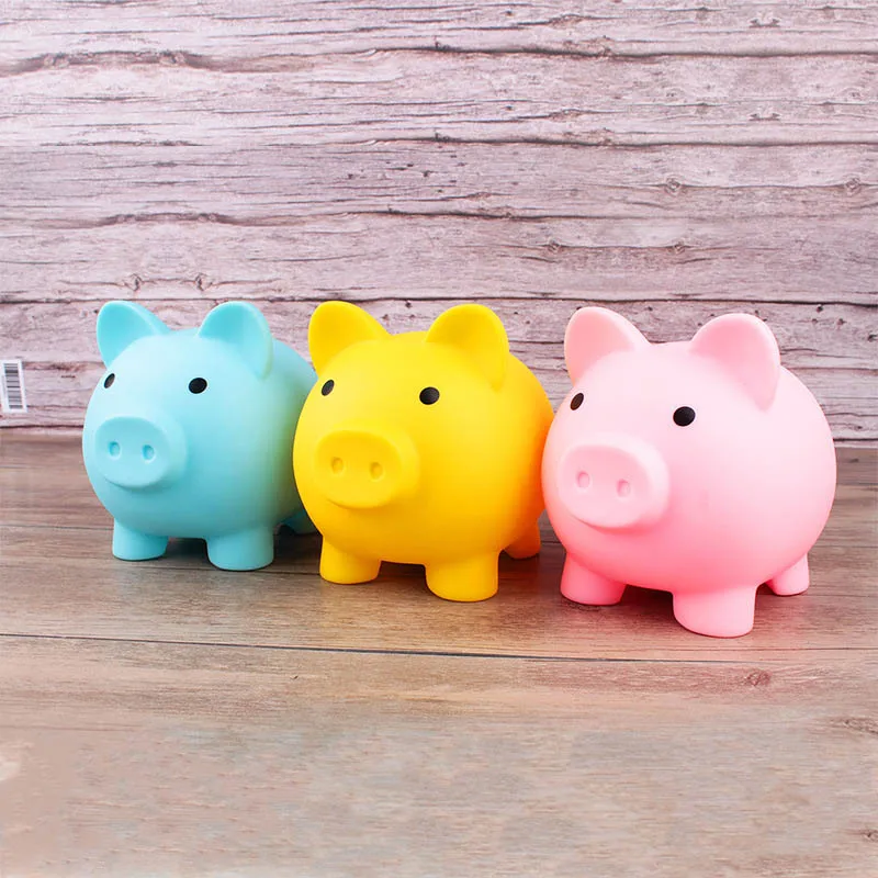 

Cartoon Pig Shaped Children Toys Birthday Gift Home Decor Money Saving boxes Piggy Bank Coins Storage Box
