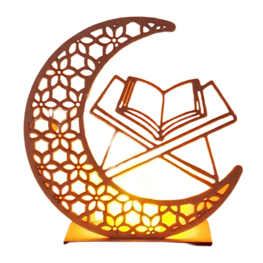 

Деревянная подвеска «сделай сам» ИД Мубарак Рамадан украшение для дома Мусульманский Исламский фестиваль вечеривечерние декоративное укр...