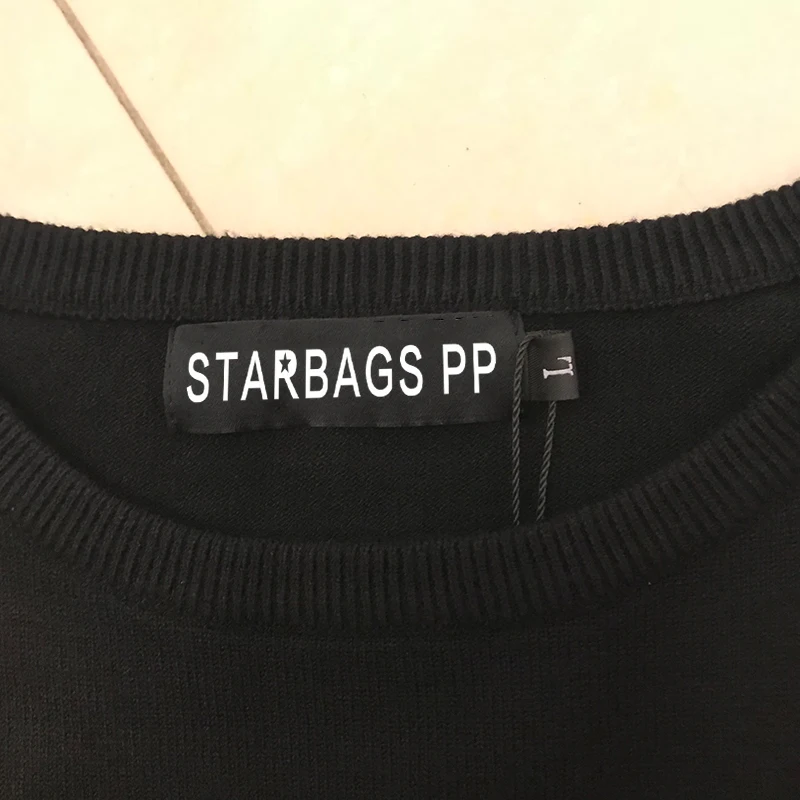 

Italian Starbag pp Sweaters for men with round neck, long sleeves, slim bottom sweaters, autumn and winter sweaters, thick style