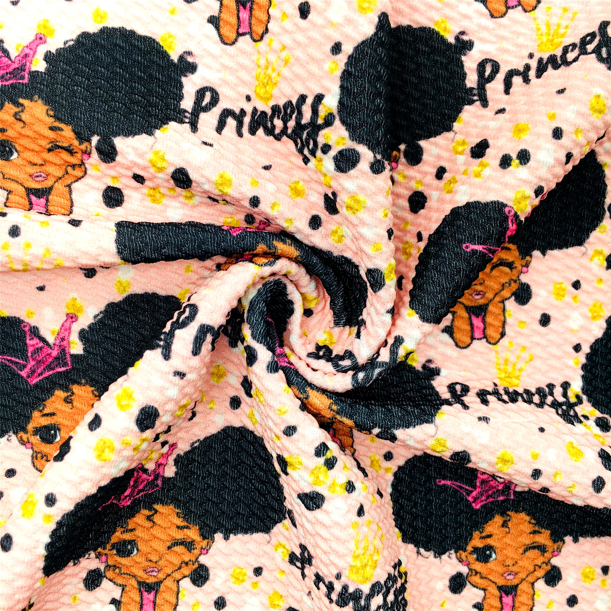 Платье принцессы для девочек с принтом пули ткань Текстурированный чехол