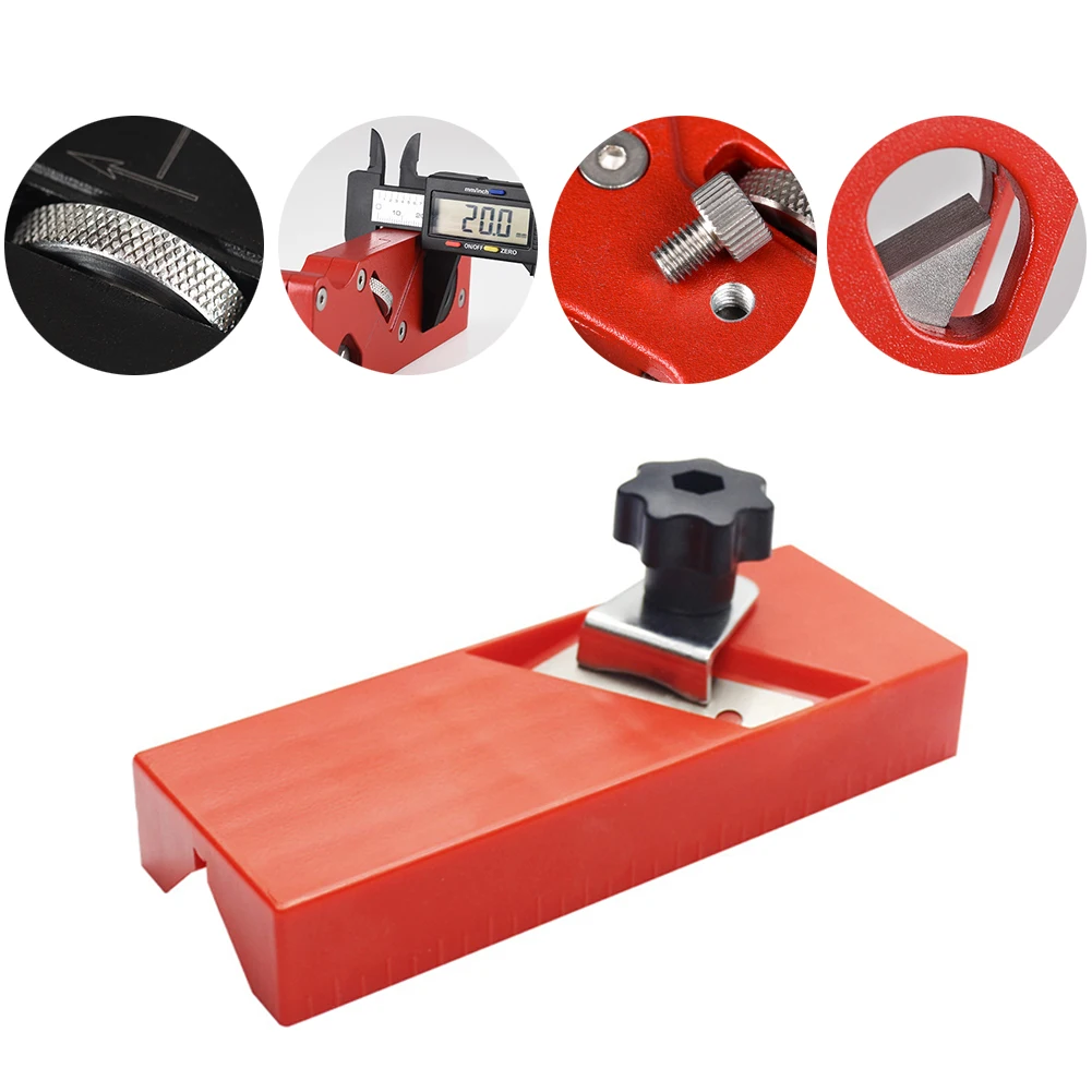 

Woodworking Planer Sharp Edges Mini Chamfering And Trimming Corner 45 Durable Portable 150*55*23mm 45 Degree Bevel ABS