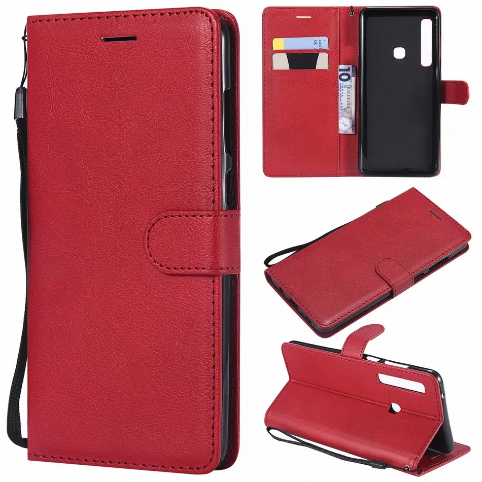 

Cute Pure Color Leather Case For Bag Samsung S20 Ultra A51 A71 A10S A20S J3 2016 J4 J5 2017 J6 Prime J7 Duo J330 J530 J730 D06Z